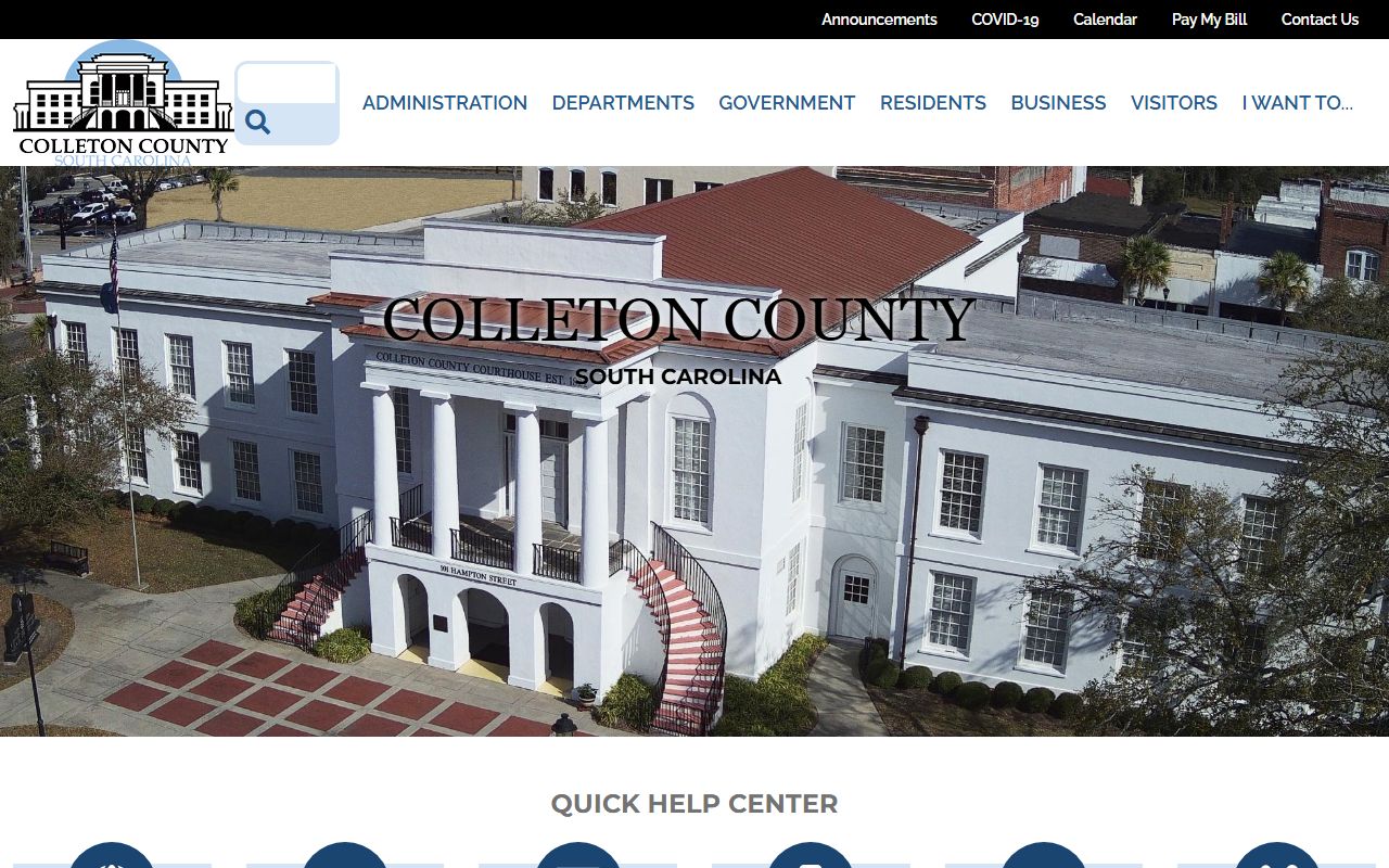 Colleton County DUI Records government website