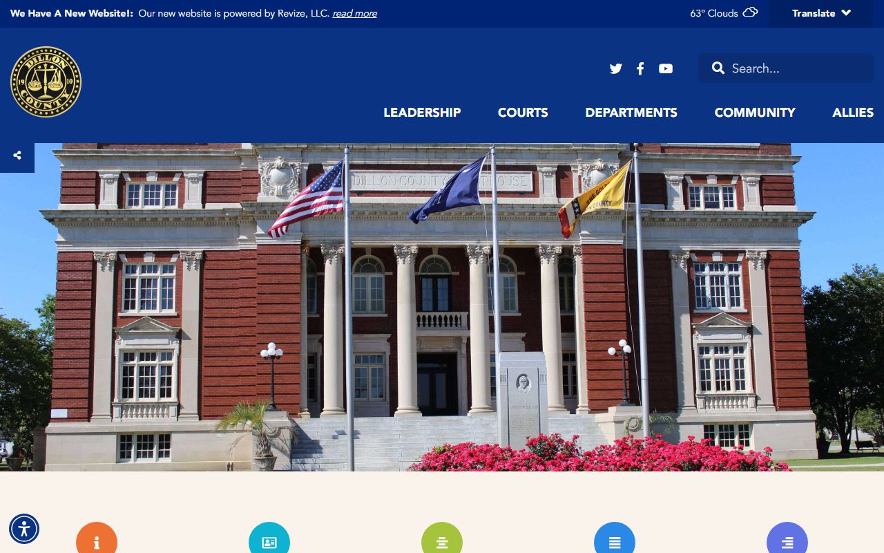 Dillon County Government website DUI records