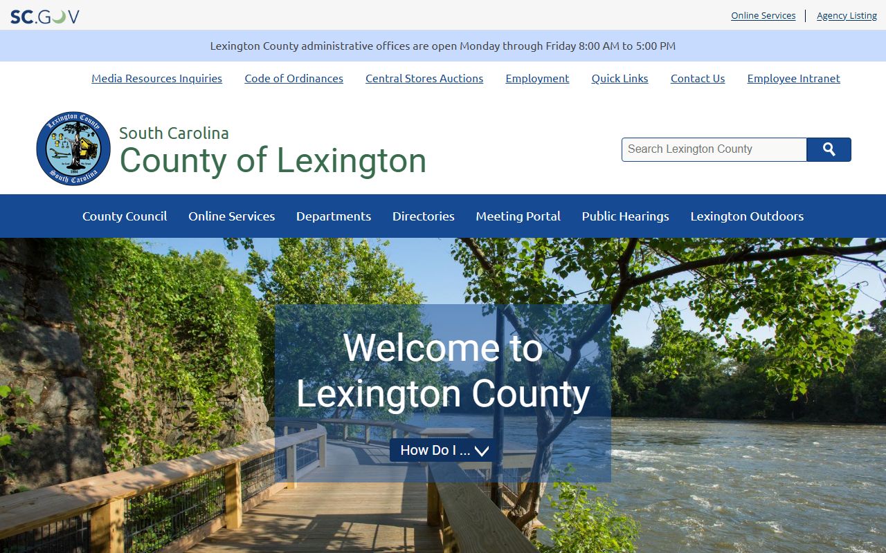 Lexington County DUI Records government website