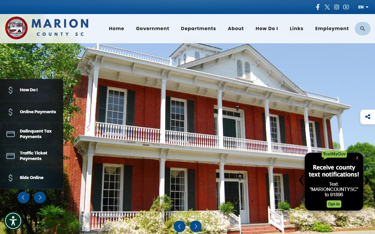 Marion County DUI Records government website