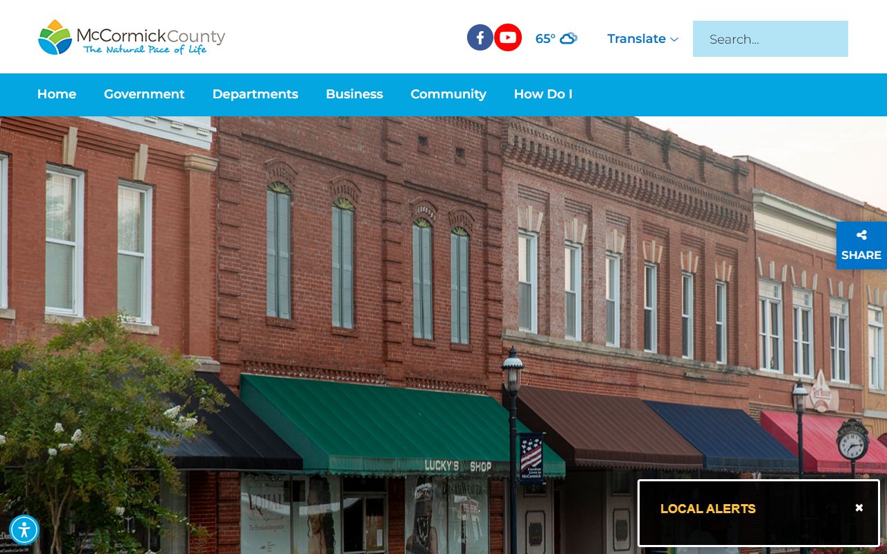 McCormick County Government website DUI records