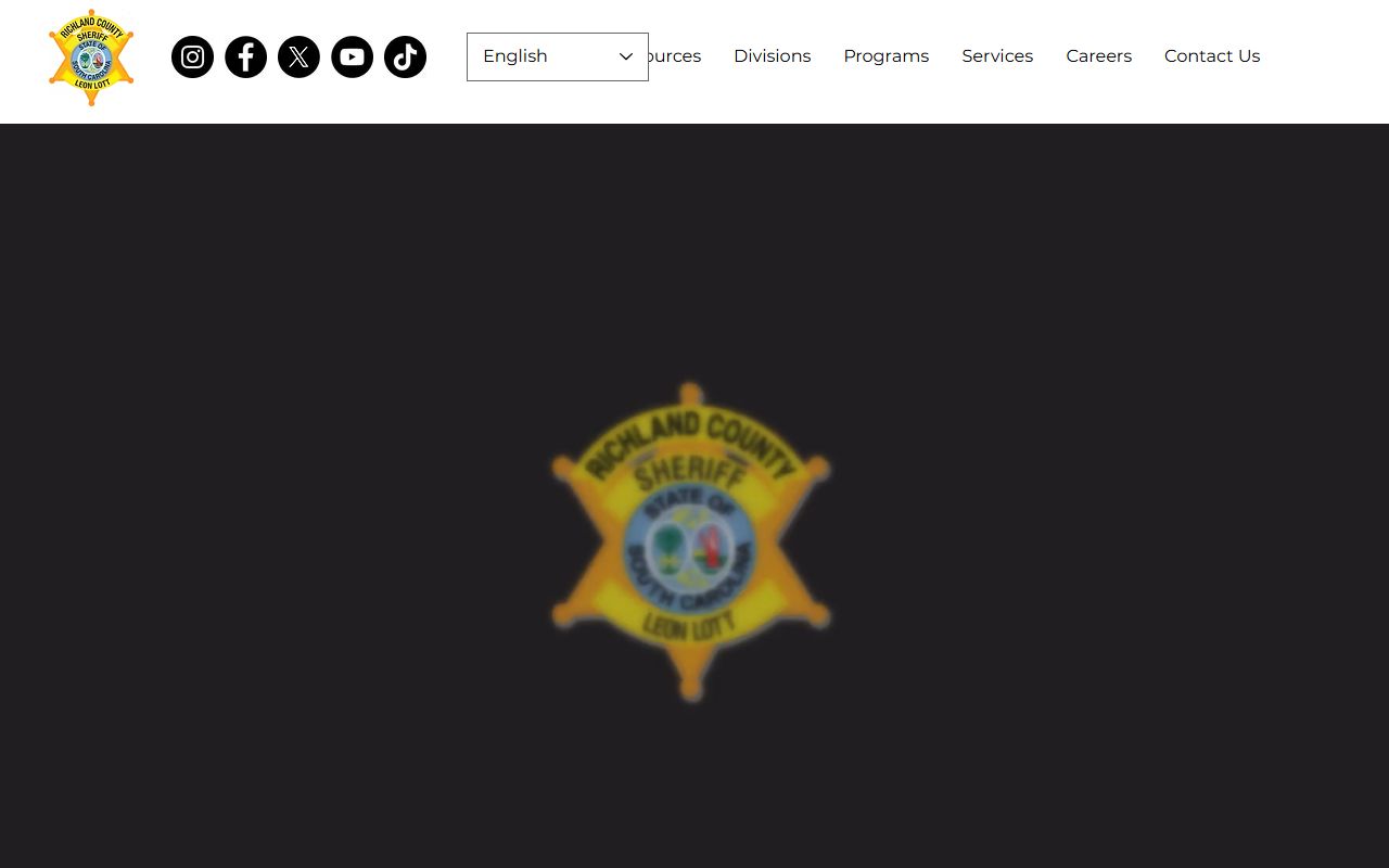 Richland County Sheriff's Office DUI records